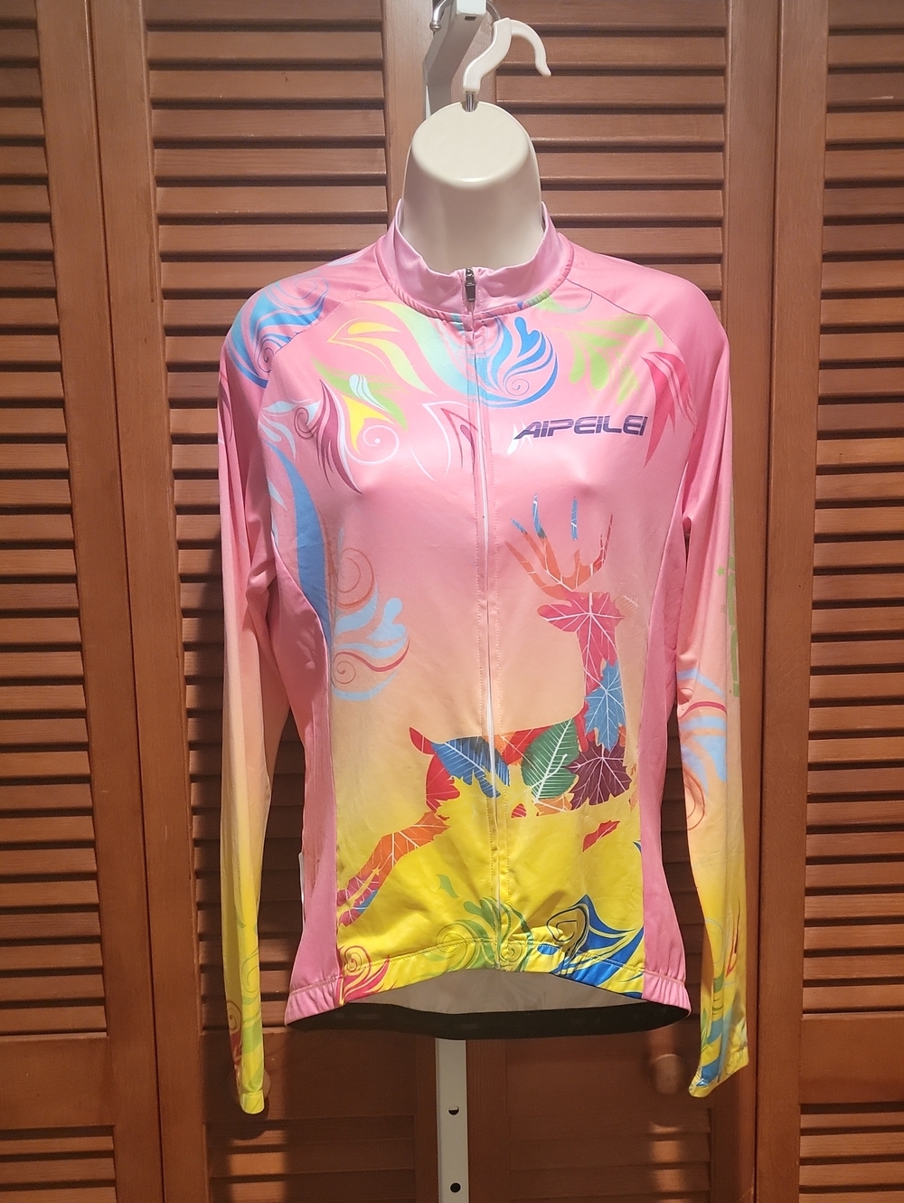 AIPEILEI WOMEN'S MULTI-COLOR CYCLING LONG SLEEVE JERSEY